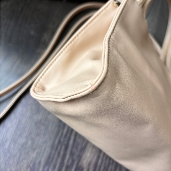 Telfar Small Cream PVC Shoulder Bag - Picture 11 of 13
